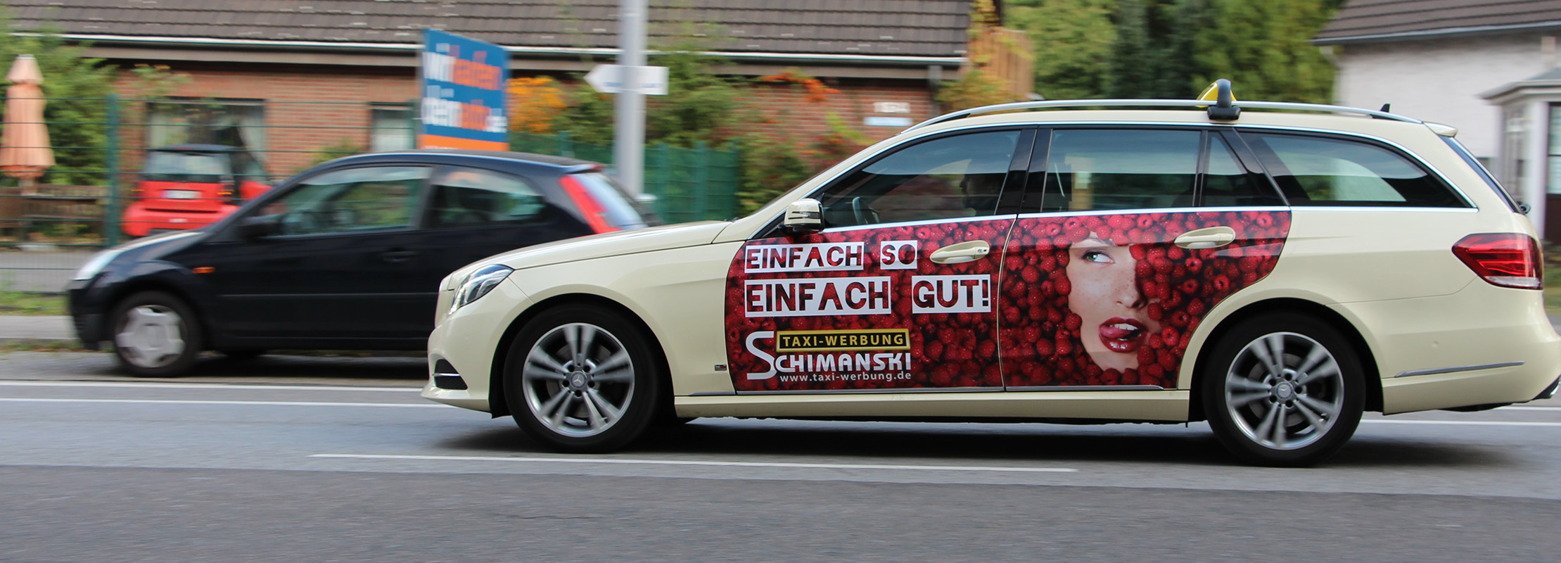 Taxiwerbung in Bochum